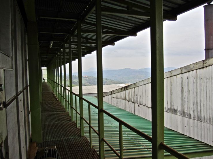 Factory has beautiful view