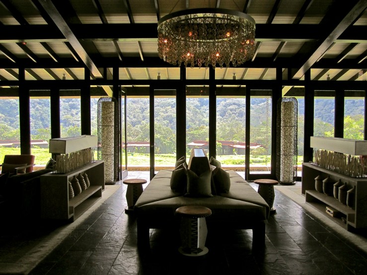 Lounge at Nyungwe Forest Lodge, enclos*ure
