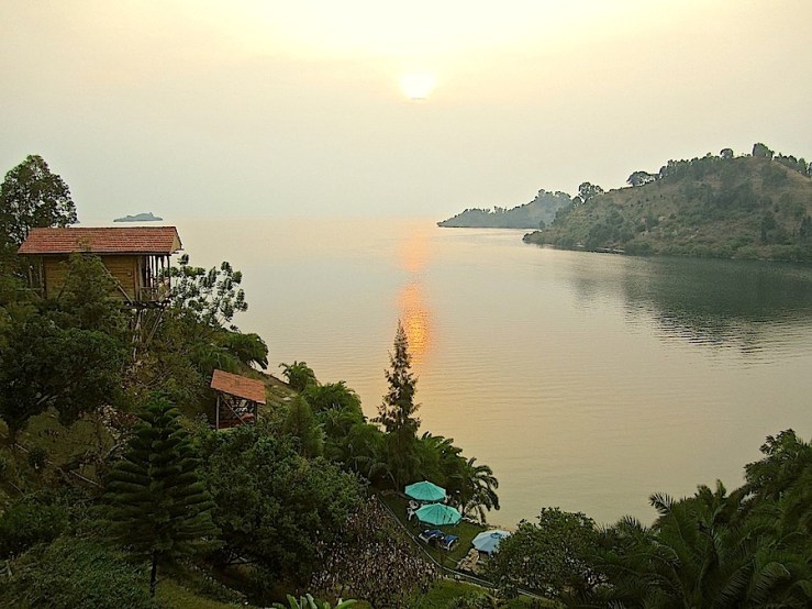 Cormoran Lodge on Lake Kivu, Kibuye, Rwanda/enclos*ure