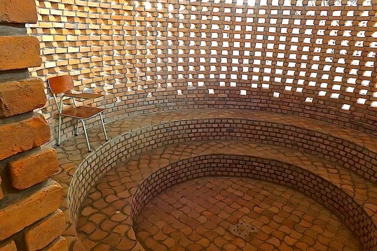 Workshop classroom, Women's Opportunity Center, Kayonza, Rwanda. Supported by Women for Women International and designed by Sharon Davis Design./enclos*ure