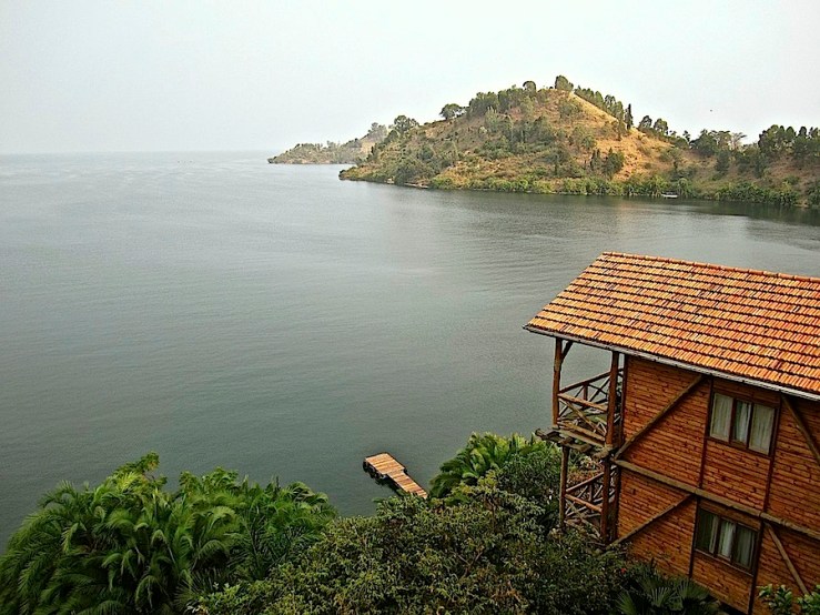 Cormoran Lodge on Lake Kivu, Kibuye, Rwanda/enclos*ure