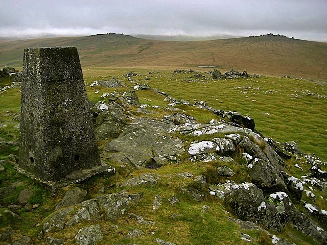 Cox Tor Triangulation Pilar, near Peter Tavy, Dartmoor, Devon, by Nigel Cox.