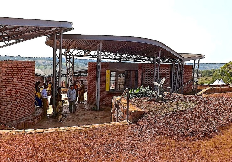 Women's Opportunity Center, Kayonza, Rwanda. Supported by Women for Women International and designed by Sharon Davis Design./enclos*ure
