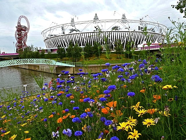 Olympic Park, Stratford, Newham, by Chris Downer.