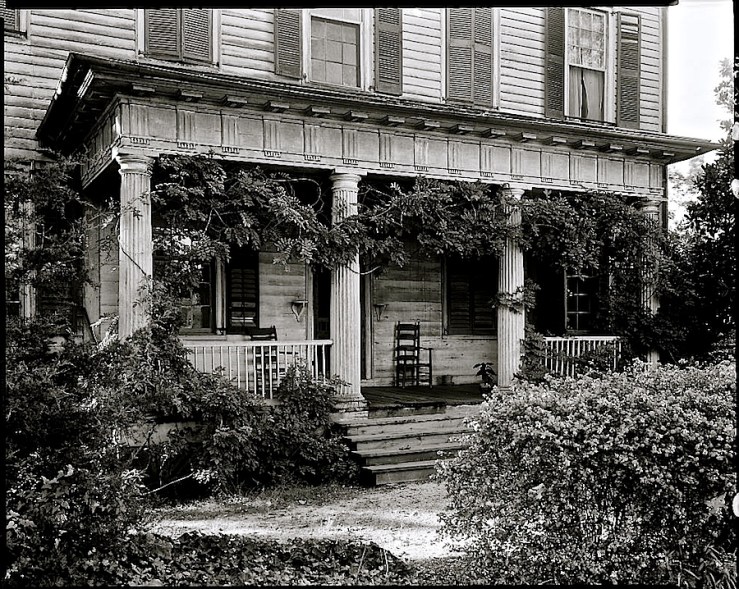 Reed-Morrison Hse, Mt. Mourne, in North Carolina, 1938, via Library of Congress.