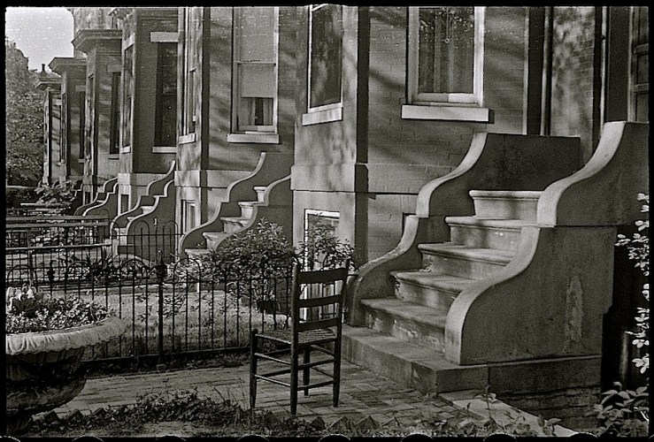 Wash. D.C., rowhouses, via Library of Congress