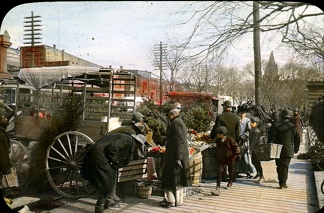 The Christmas tree sellers, via D.C. Public Library