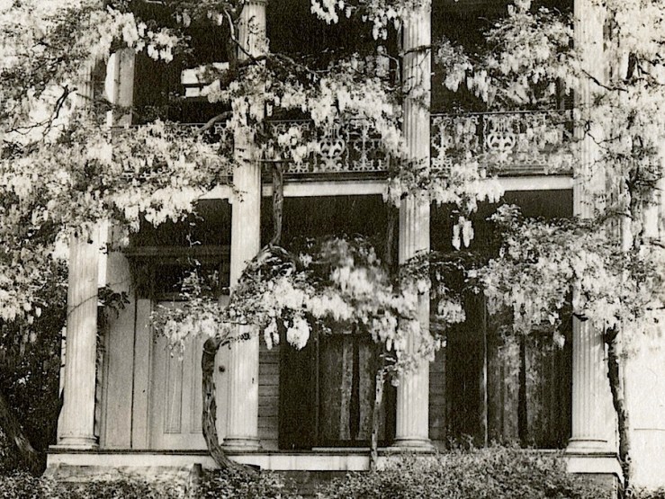 Wisteria House detail, 1919, via Smithsonian Institution Commons