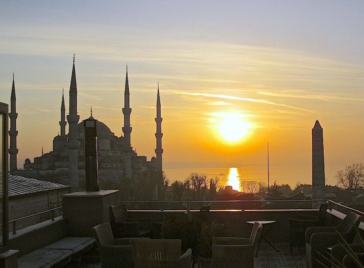 Blue Mosque, Dec. 26, Instanbul