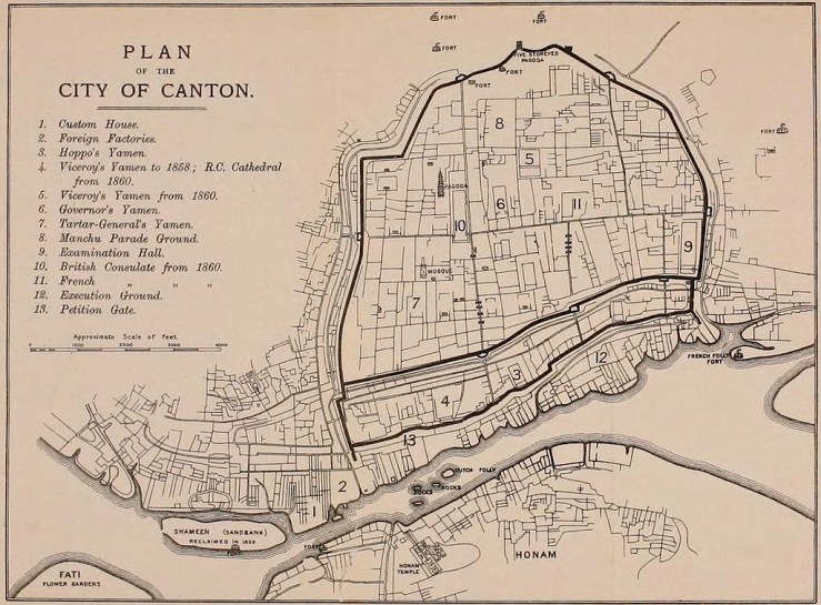 Fati Gardens, 1910 map of Canton, via Wikipedia