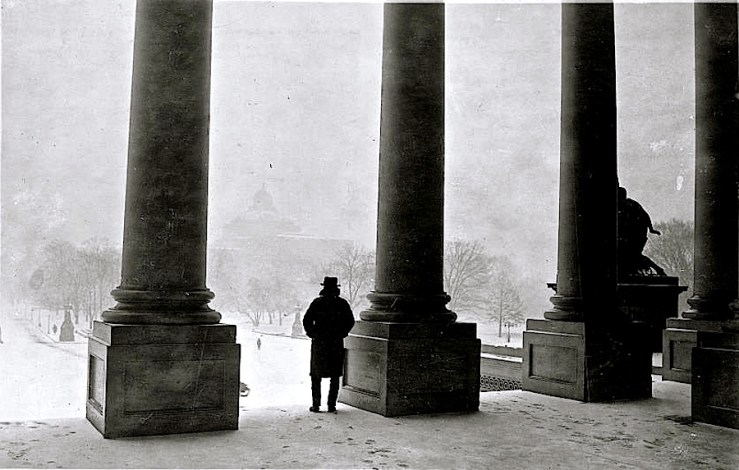 Vintage landscape:enclos*ure - from Capitol steps to Library of Congress, 1923, via Library of Congress