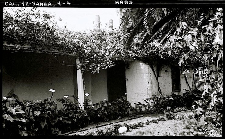 Vhay house, Santa Barbara CA, 1934, HABS, Library of Congress