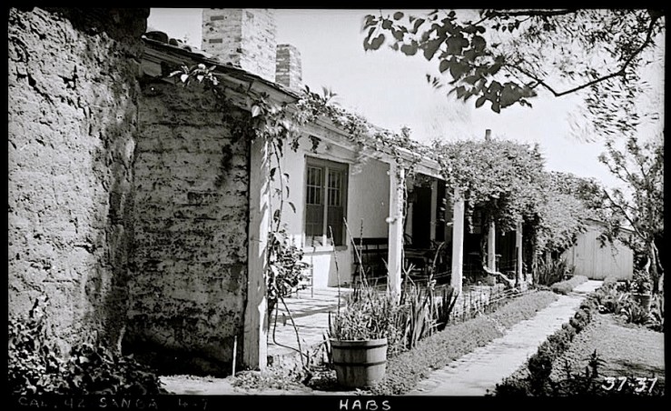 Vhay house, Santa Barbara CA, 1934, HABS, Library of Congress