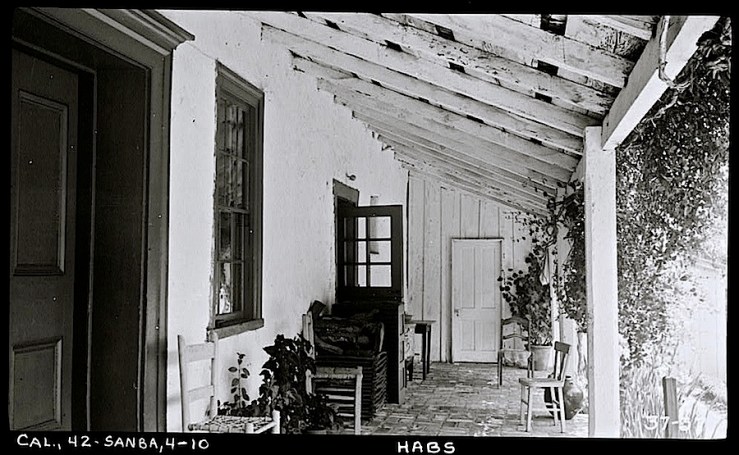 Vhay house, Santa Barbara CA, 1934, HABS, Library of Congress