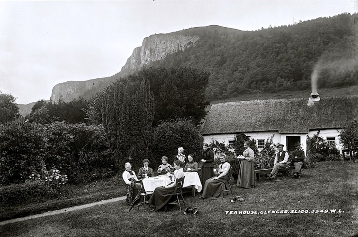 Glencar Tea House, c. 1890, Nat'l. Library of Ireland Commons on flickr