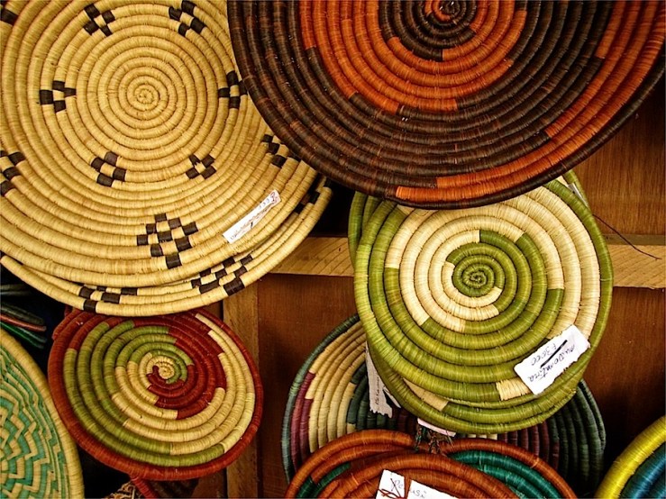 Wordless Weds./enclos*ure: Rwandan baskets 