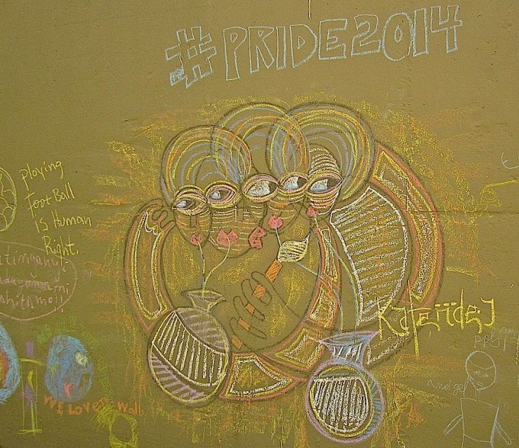 U.S. Embassy-Rwanda LGBT Pride Mural, June 2014