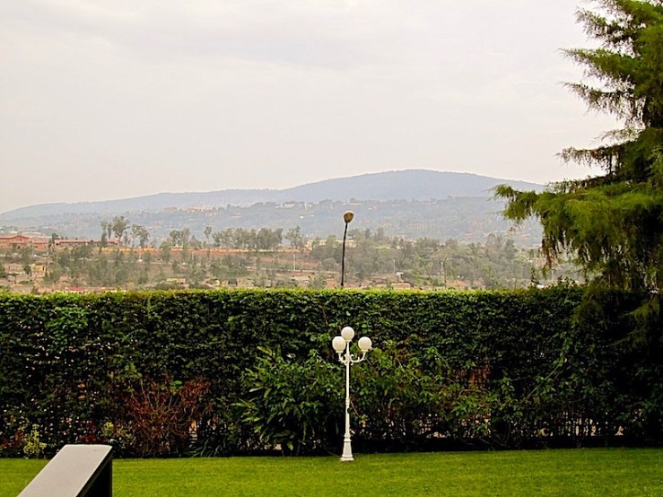 enclos*ure: our Kigali garden, late 2011 - lower lawn
