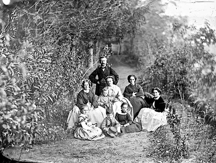 Trutat family on path, E. Trutat, Library of Toulouse, flickr