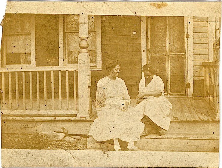 Two women, by Michael Francis Blake, Duke University Libraries Commons on flickr