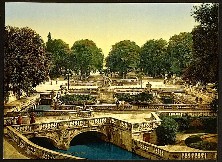 Garden of the Fountains, Nîmes, France]