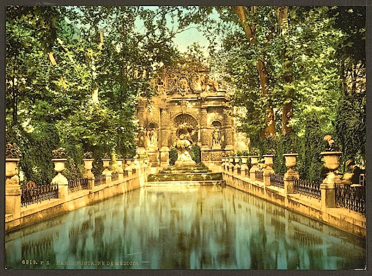 Medici Fountain, ca. 1900, Library of Congress