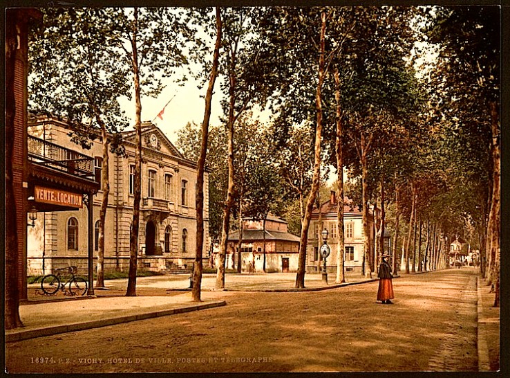 Hotel de ville, posts and telegraphs, Vichy, France