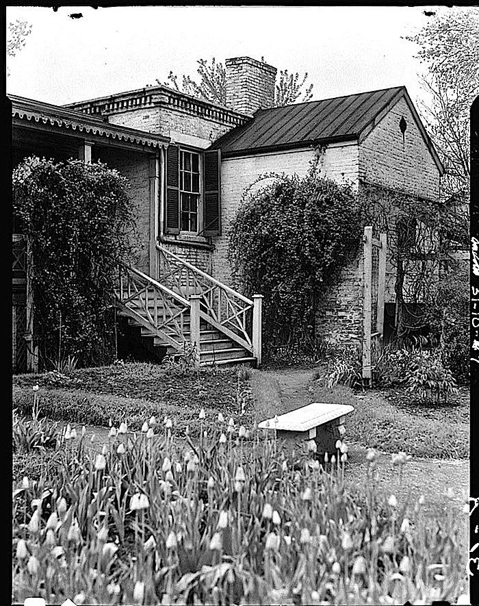 probably 1934-The Sunday porch:enclos*ure-  J. B. Valle Hse, Mo., HABS, Library of Congress