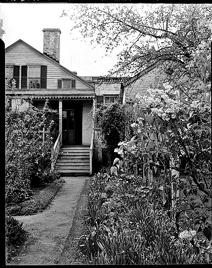 Spring 1934-The Sunday porch:enclos*ure-  J. B. Valle Hse, Mo., HABS, Library of Congress