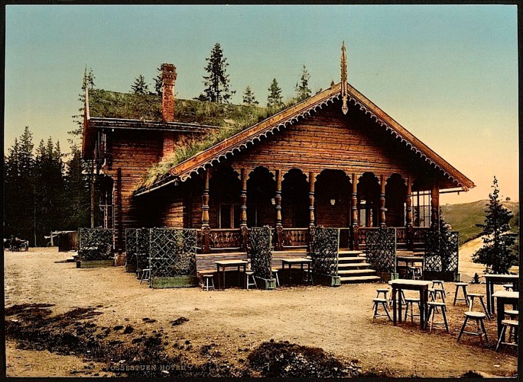 The Sunday porch/enclos*ure: Norwegian hotel, ca. 1900, Library of Congress