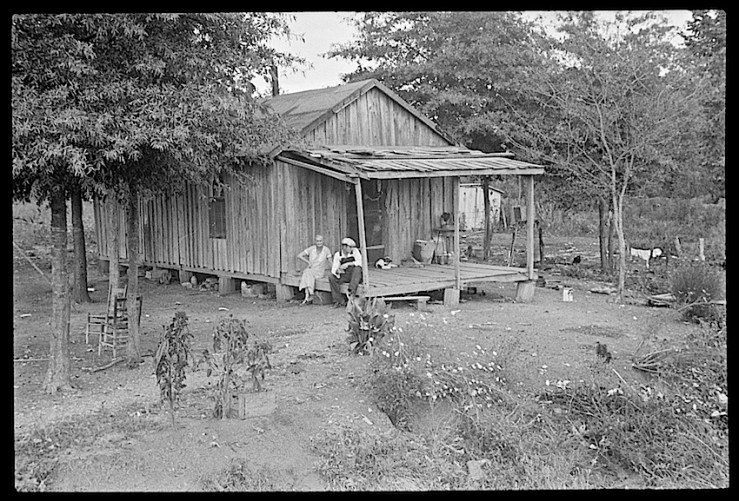 Sharecropper's house, Dyess Colony, Arkansas, 1935, Library of Congress