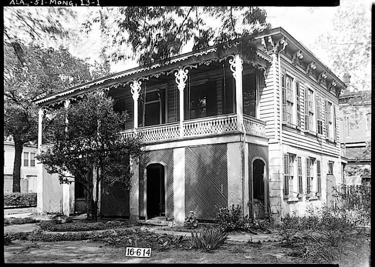 Lattice on Ala. porch, full view, Library of  Congress