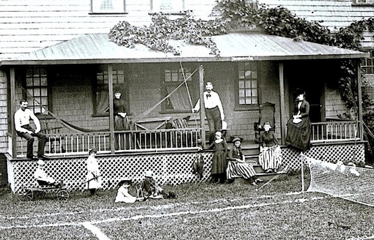 India House, detail, 1880s, Nantucket Historical Association