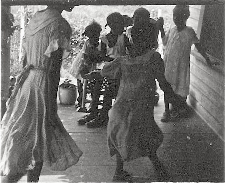 Woman and children dancing, 1935, Lomax Collection via Library of Congress