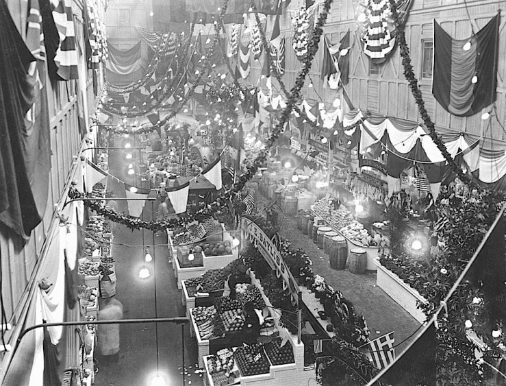 Center Market, Washington, D.C., February 18, 1915, via National Archives