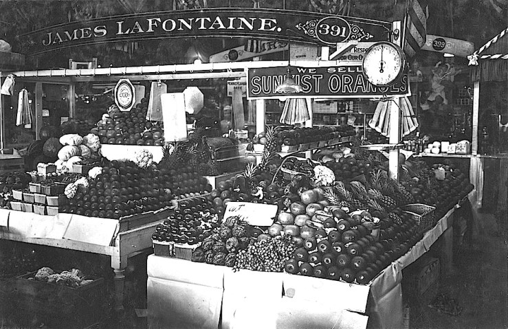 Center Market, Washington, D.C., February 18, 1915, via National Archives