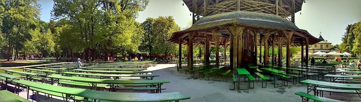 panoramic Chinese Tower, Munich, May 2016, enclos*ure