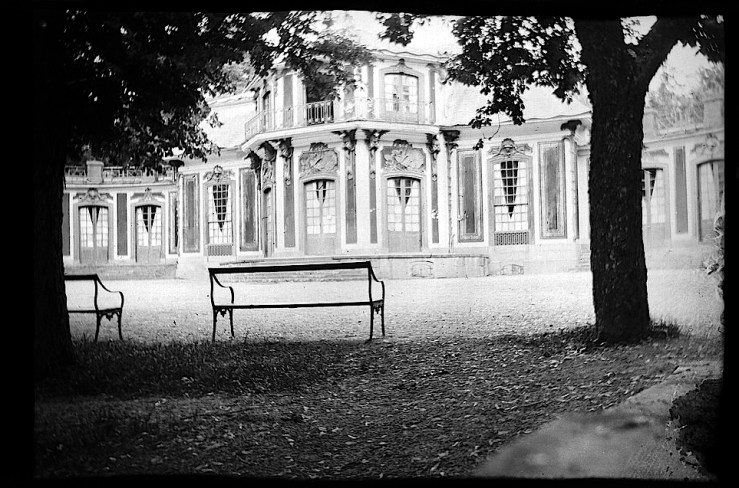 park benches, ca. 1900, Finnish National Gallery