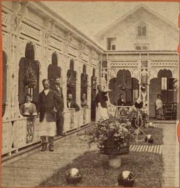 Waiters and ice cream, NY Public Library