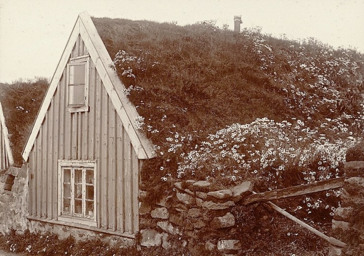 Iceland house, ca. 1900, Cornell University Library