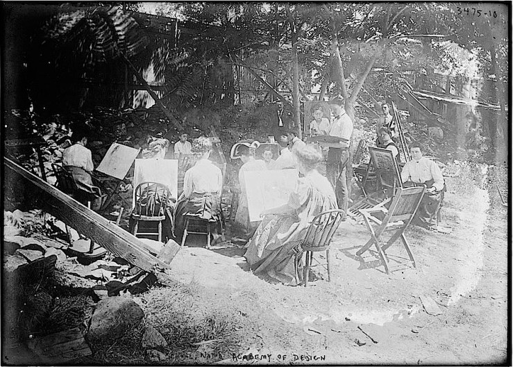 Life class, Bain News Service, Library of Congress